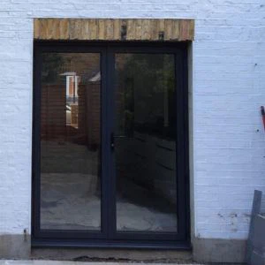 שחור דלתות אלומיניום צרפתיות